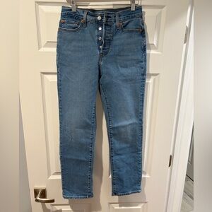 Levi's High Rise ‘Wedgie Straight’ Jeans